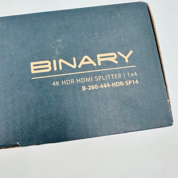 Binary B-260-444-HDR-SP14 4K HDMI HDR Splitter 1x4 brand new EDID mgt. - Picture 6 of 8